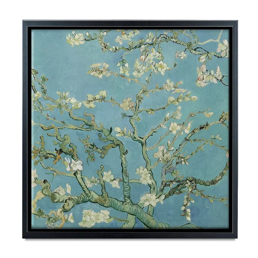 Almond Blossoms Square Canvas Print Almond Blossoms Square Canvas Print wall art product Vincent Van Gogh