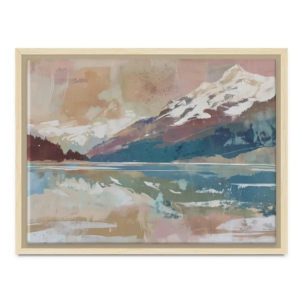 Alpine Lake Reflection Canvas Print Alpine Lake Reflection Canvas Print wall art product Chromatic Storm Studio
