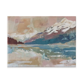 Alpine Lake Reflection Canvas Print Alpine Lake Reflection Canvas Print wall art product Chromatic Storm Studio