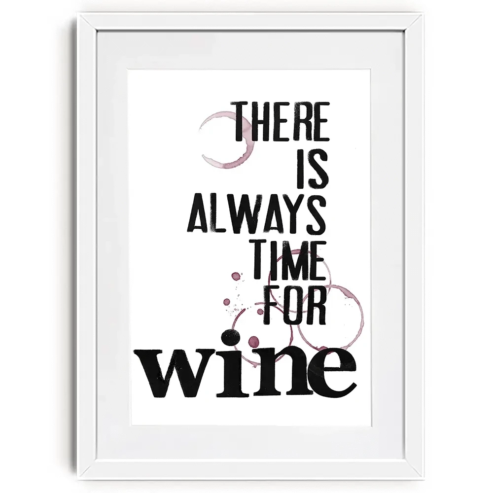 Always Time For Wine Framed Art Print Always Time For Wine Framed Art Print wall art product Deborah Velasquez