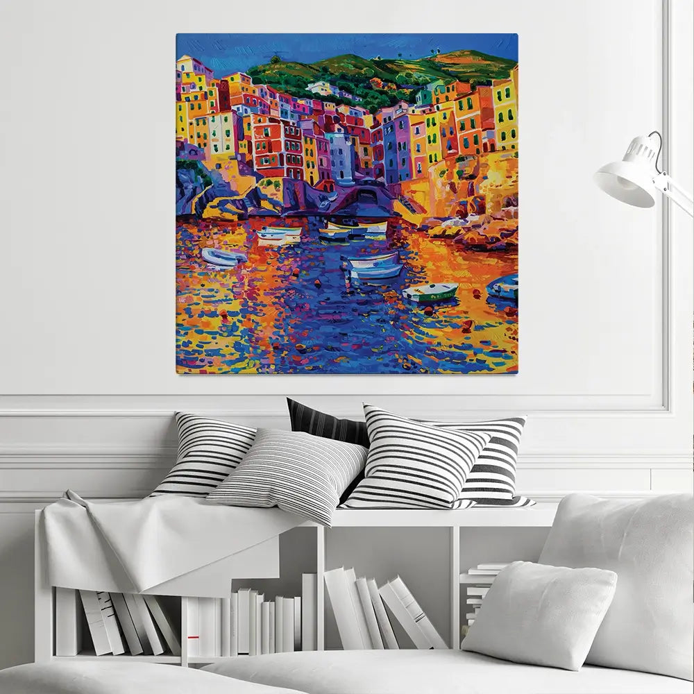 Amalfi Coast Square Canvas Print Amalfi Coast Square Canvas Print | Amalfi Coast Artwork | Amalfi Art wall art product Ivailo Nikolov / Shutterstock