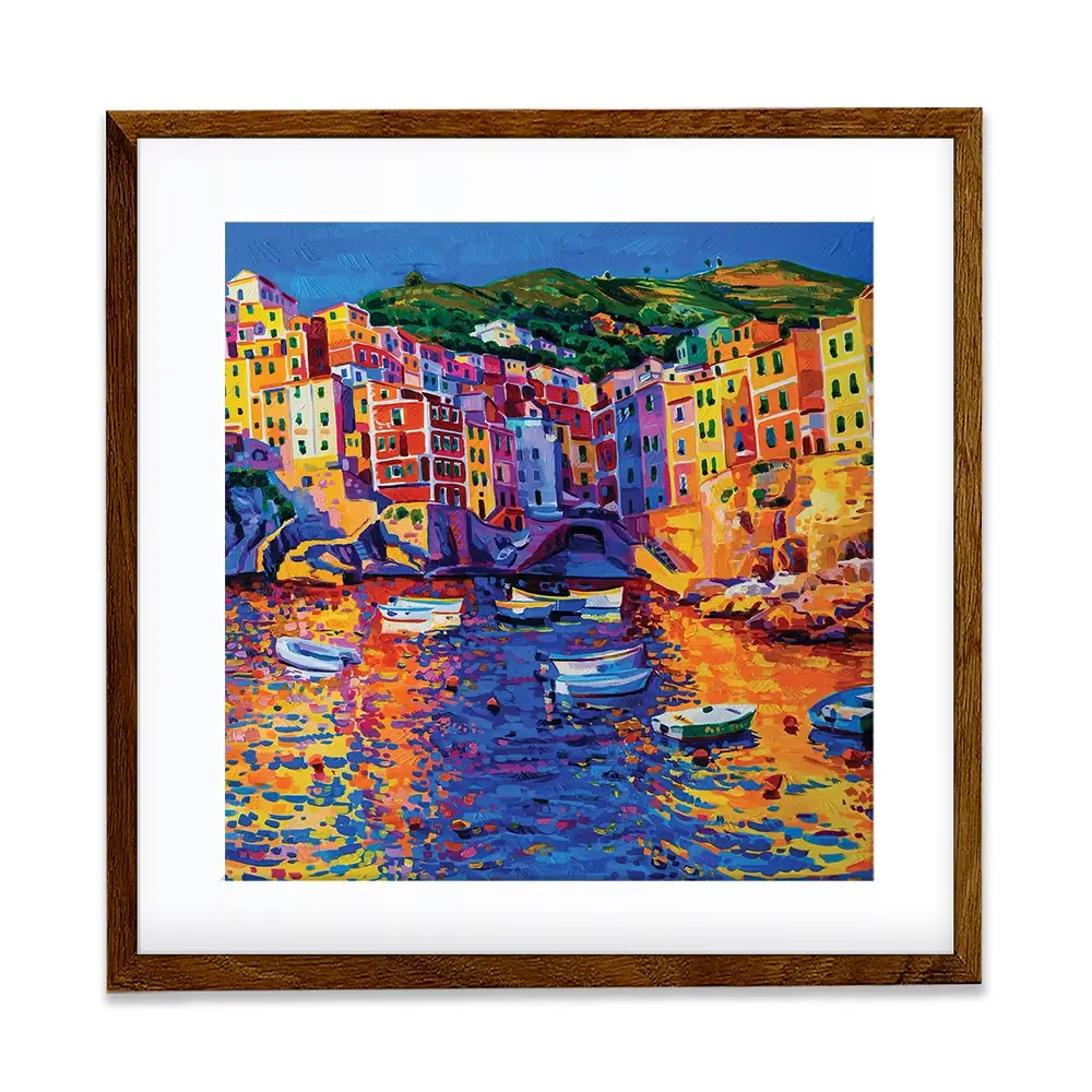 Amalfi Coast Square Framed Art Print Amalfi Coast Square Framed Art Print wall art product Ivailo Nikolov / Shutterstock