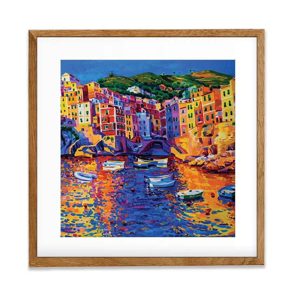 Amalfi Coast Square Framed Art Print Amalfi Coast Square Framed Art Print wall art product Ivailo Nikolov / Shutterstock