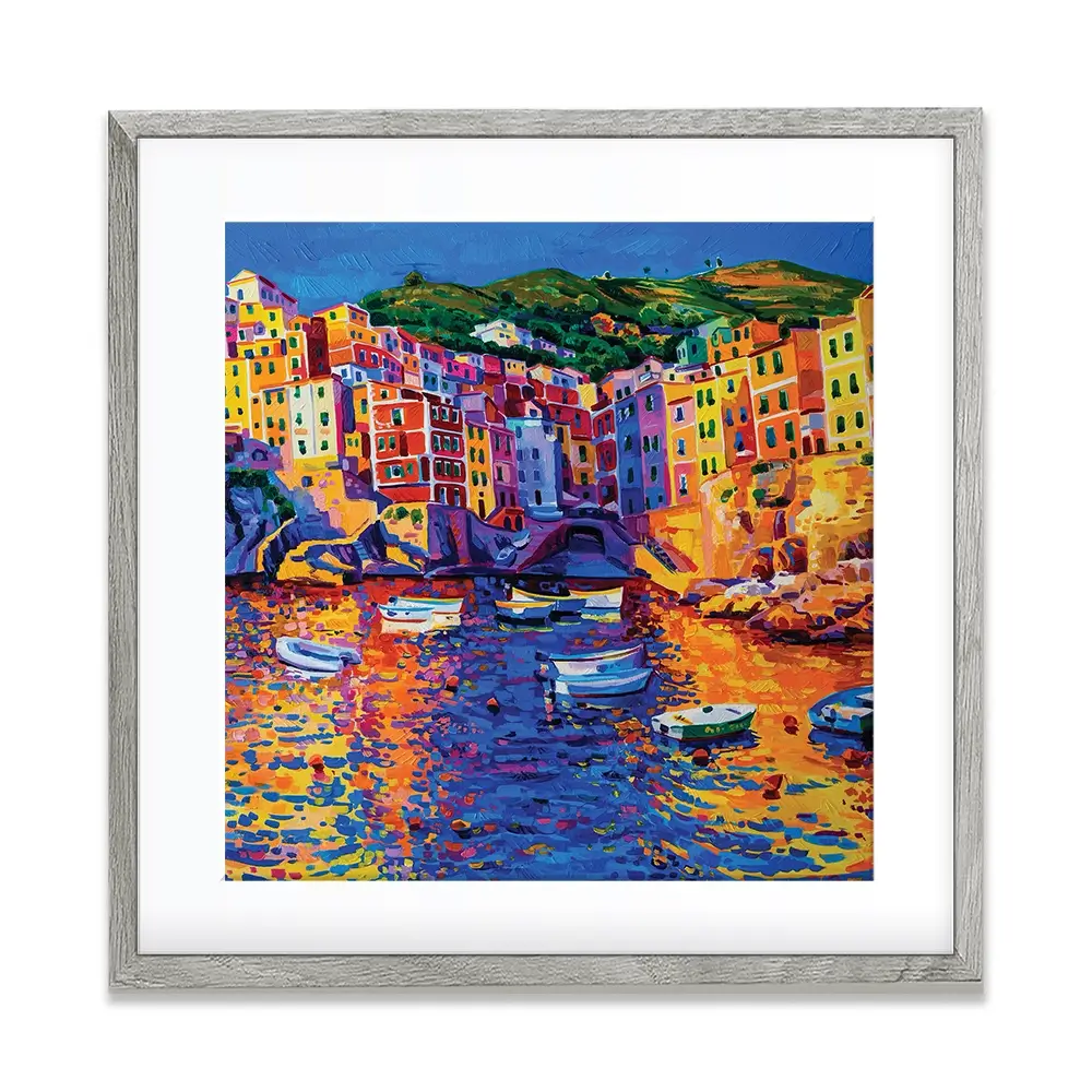 Amalfi Coast Square Framed Art Print Amalfi Coast Square Framed Art Print wall art product Ivailo Nikolov / Shutterstock