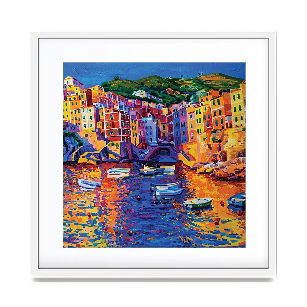 Amalfi Coast Square Framed Art Print Amalfi Coast Square Framed Art Print wall art product Ivailo Nikolov / Shutterstock