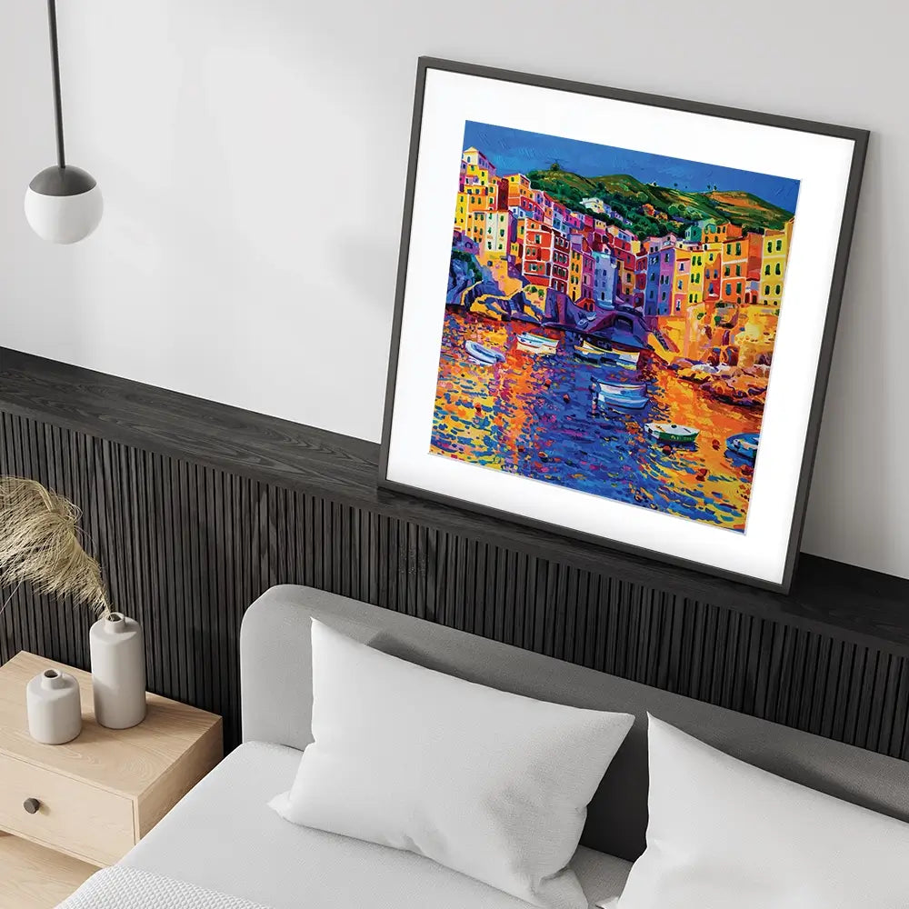 Amalfi Coast Square Framed Art Print Amalfi Coast Square Framed Art Print wall art product Ivailo Nikolov / Shutterstock