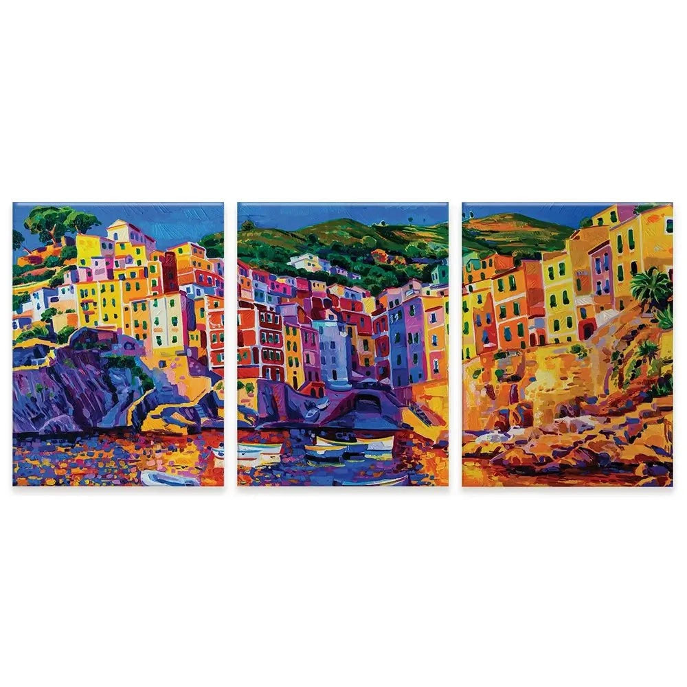 Amalfi Coast Trio Canvas Print Amalfi Coast Trio Canvas Print wall art product Ivailo Nikolov / Shutterstock