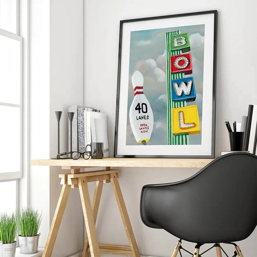 American Roadside Framed Art Print American Roadside Framed Art Print wall art product Naomi McCavitt
