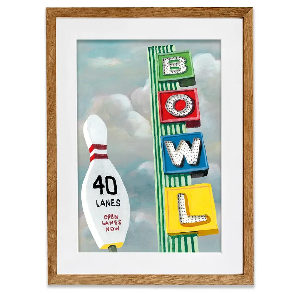 American Roadside Framed Art Print American Roadside Framed Art Print wall art product Naomi McCavitt