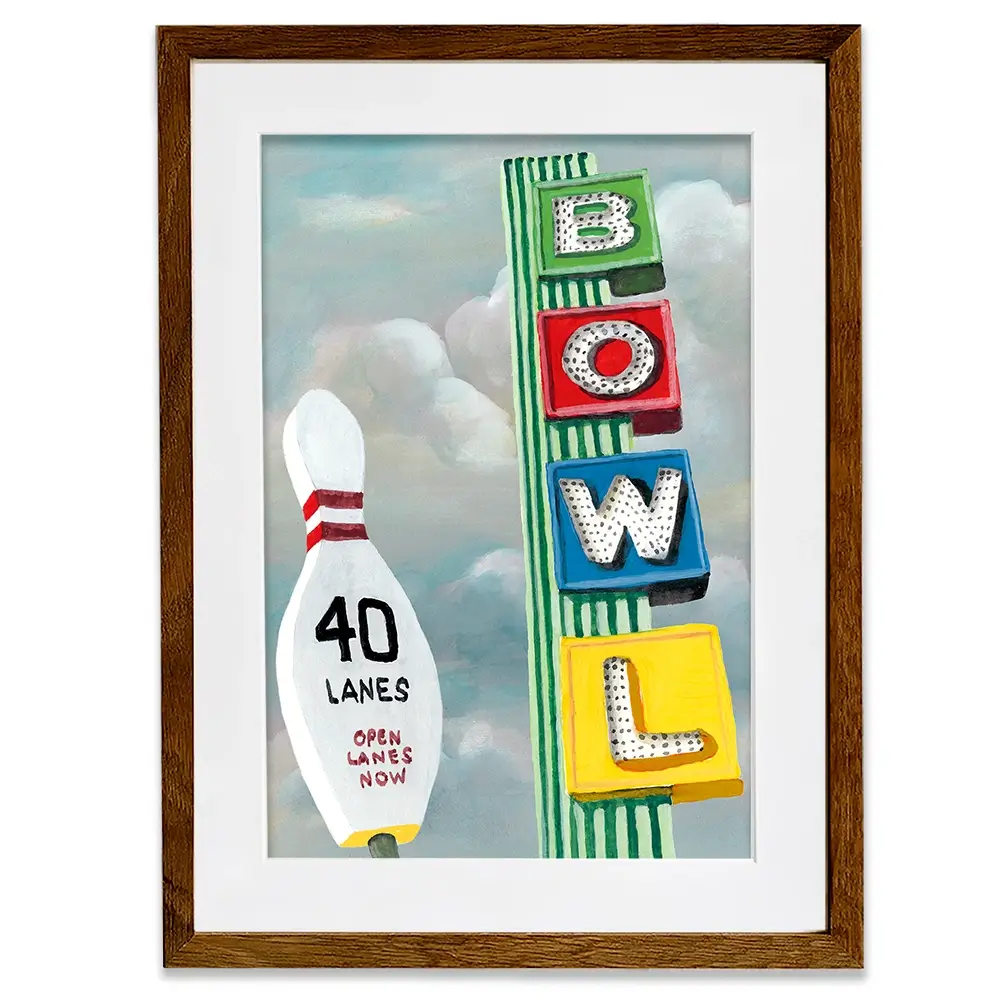 American Roadside Framed Art Print American Roadside Framed Art Print wall art product Naomi McCavitt