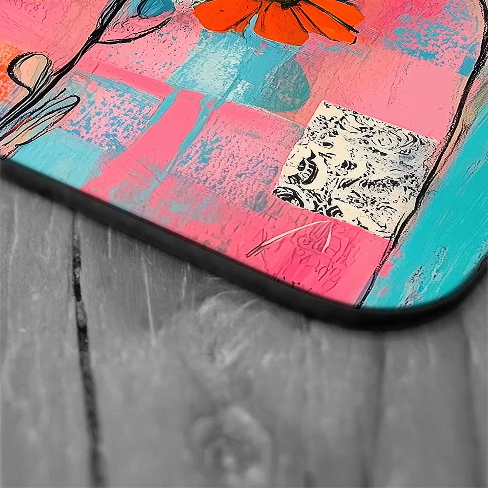 Amongst The Flowers Coaster Set Rainbow Soul Tree Coaster Set | Rainbow Soul Tree Art Coasters wall art product Tanya Ocean