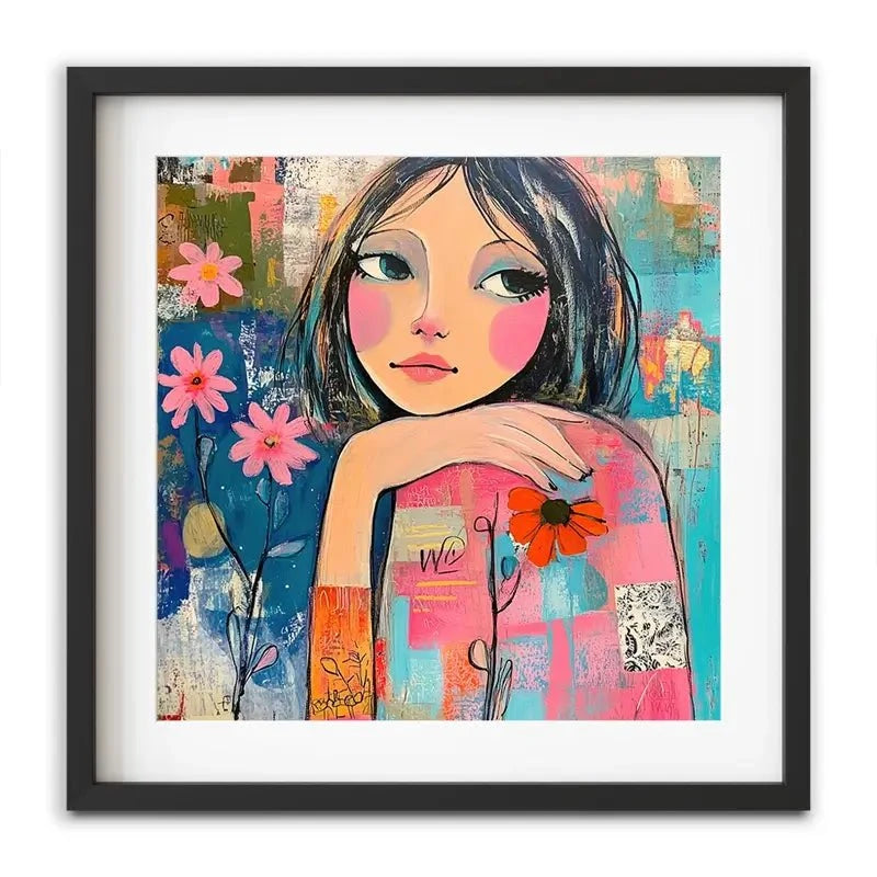 Amongst The Flowers Framed Art Print Amongst The Flowers Framed Art Print wall art product Tanya Ocean