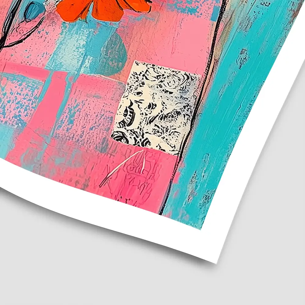 Amongst The Flowers Square Art Print Amongst The Flowers Square Art Print wall art product Tanya Ocean