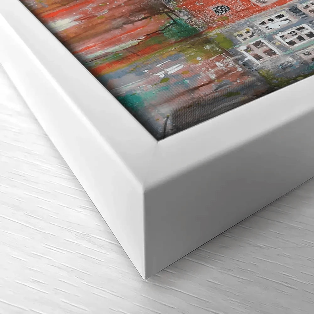 Amsterdam Damrak Canvas Print Amsterdam Damrak Canvas Print wall art product Studio Paint-Ing
