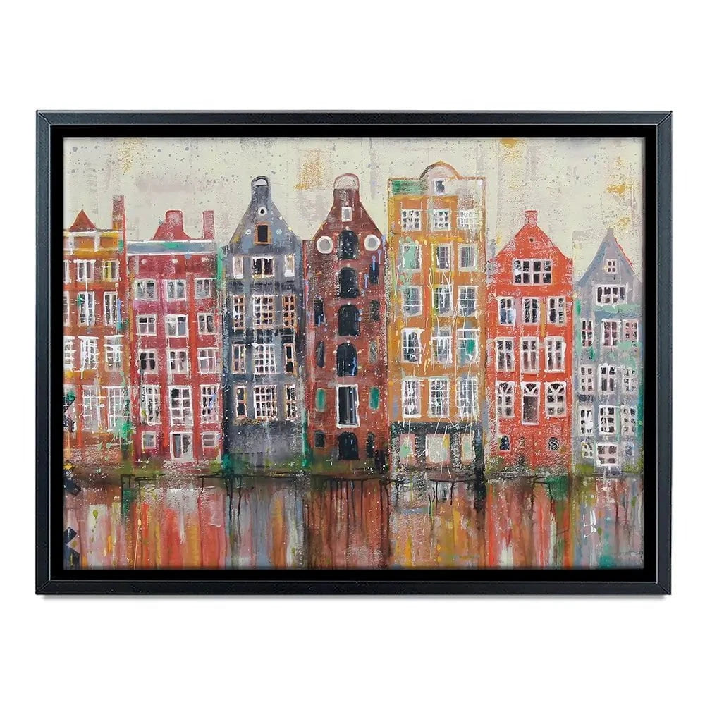 Amsterdam Damrak Canvas Print Amsterdam Damrak Canvas Print wall art product Studio Paint-Ing