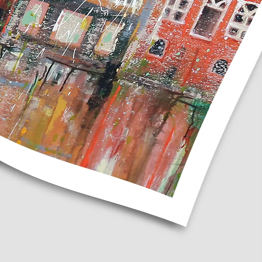 Amsterdam Damrak Square Art Print Amsterdam Damrak Square Art Print wall art product Studio Paint-Ing