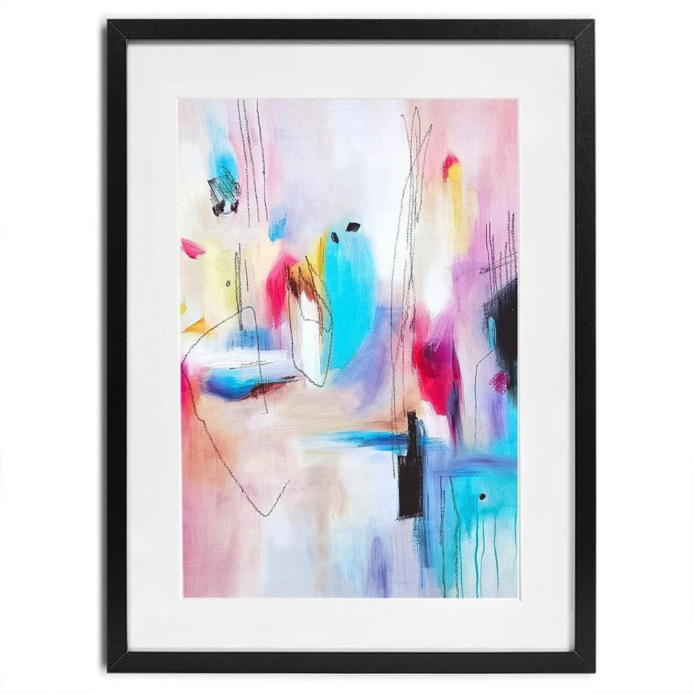 An Abstract Illustration Framed Art Print An Abstract Illustration Framed Art Print wall art product Tanya Ocean