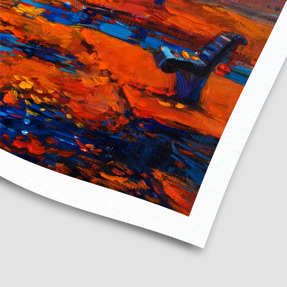 An Autumn Walk Art Print wall art product / Shutterstock