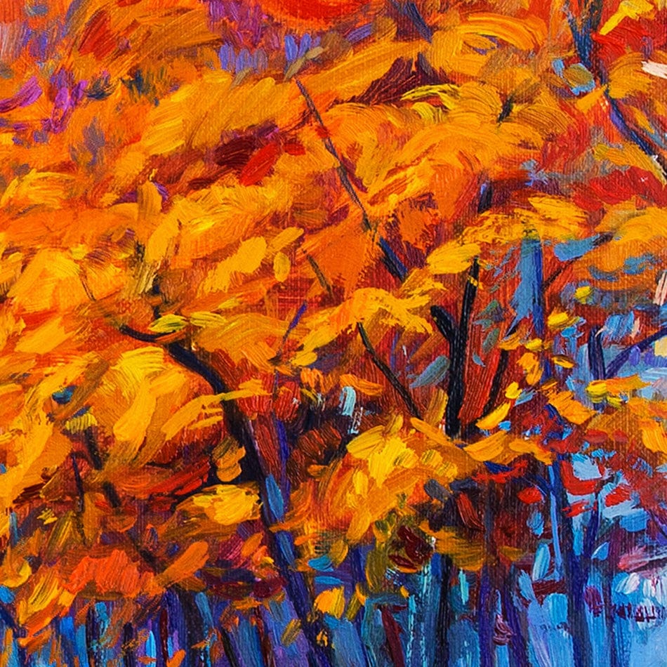 An Autumn Walk Art Print wall art product / Shutterstock