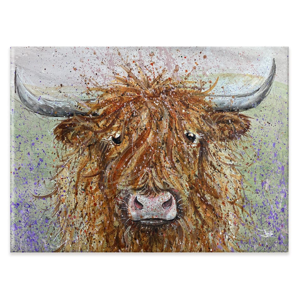 Angus Canvas Print wall art product Jane Brookshaw