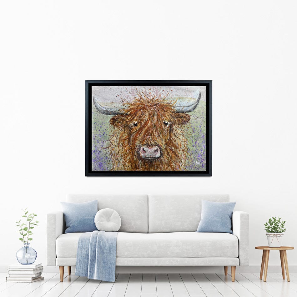 Angus Canvas Print wall art product Jane Brookshaw