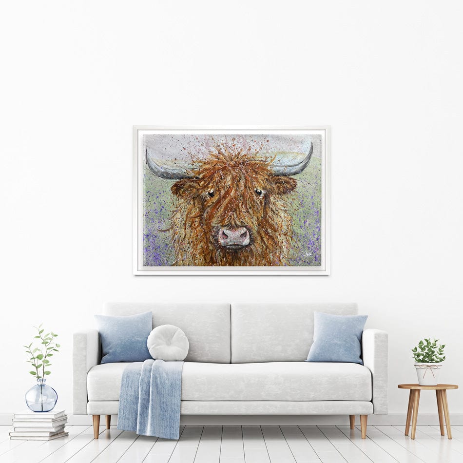 Angus Canvas Print wall art product Jane Brookshaw