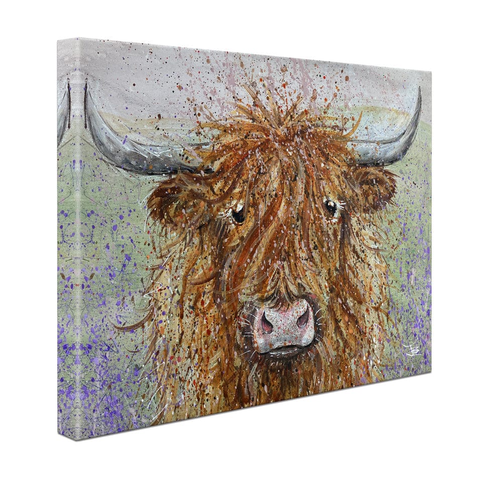 Angus Canvas Print wall art product Jane Brookshaw