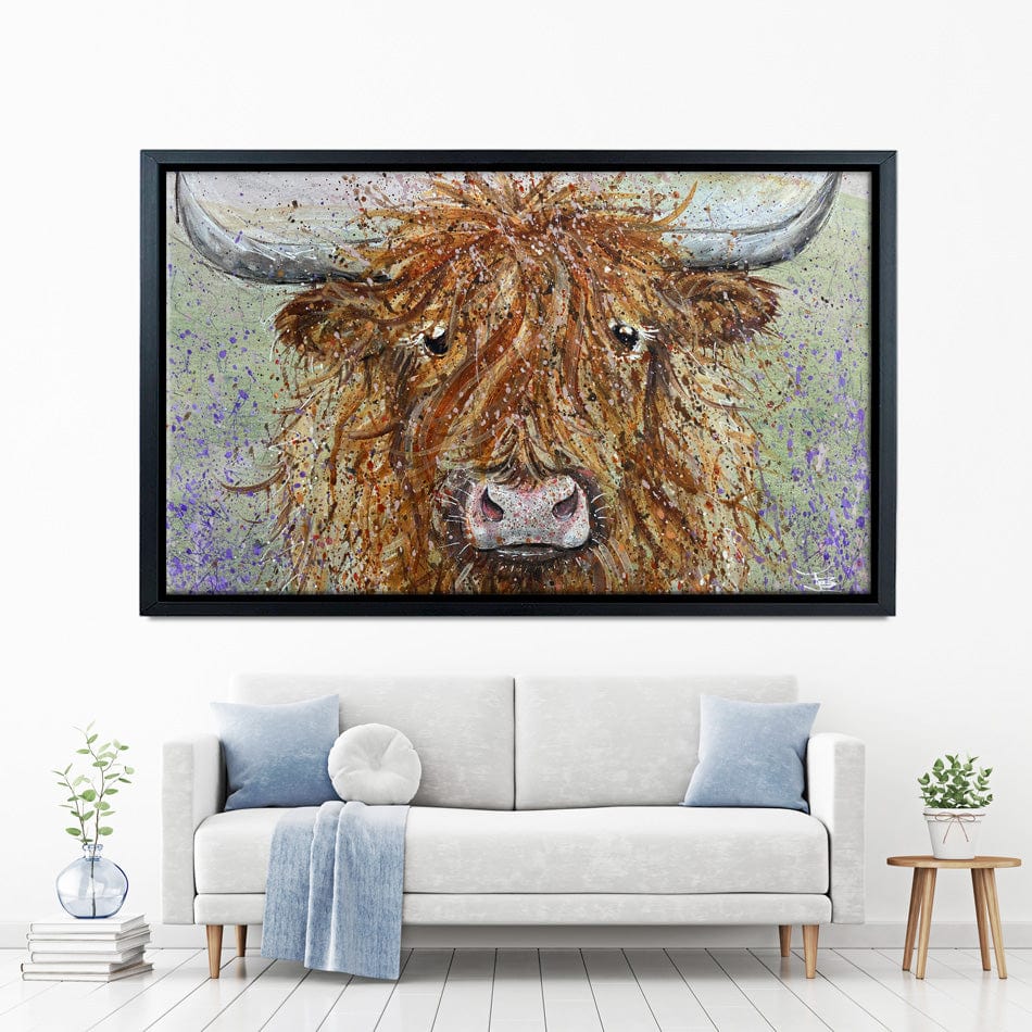 Angus Canvas Print wall art product Jane Brookshaw