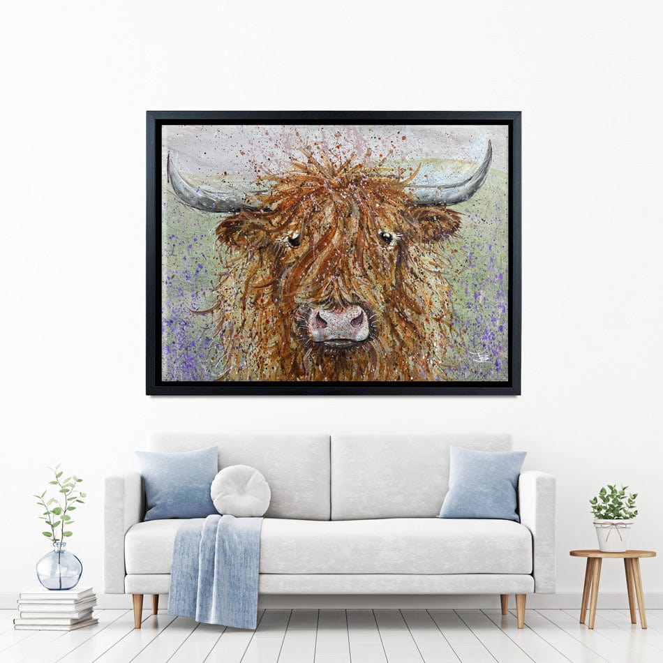 Angus Canvas Print wall art product Jane Brookshaw