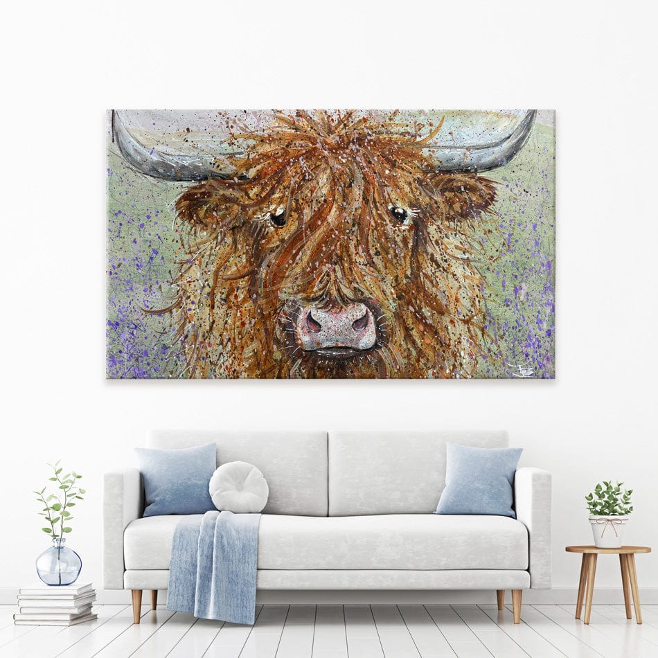 Angus Canvas Print wall art product Jane Brookshaw