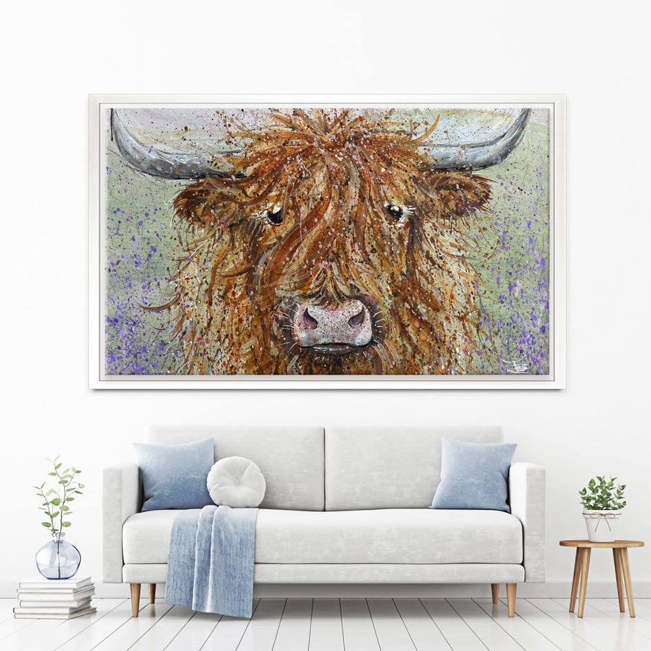 Angus Canvas Print wall art product Jane Brookshaw