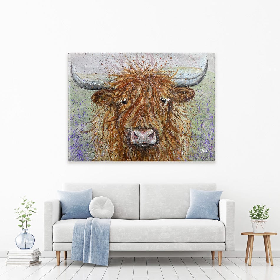 Angus Canvas Print wall art product Jane Brookshaw