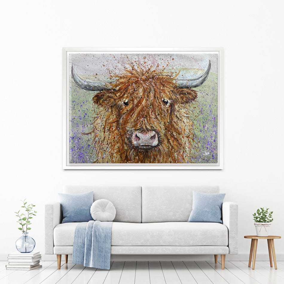 Angus Canvas Print wall art product Jane Brookshaw