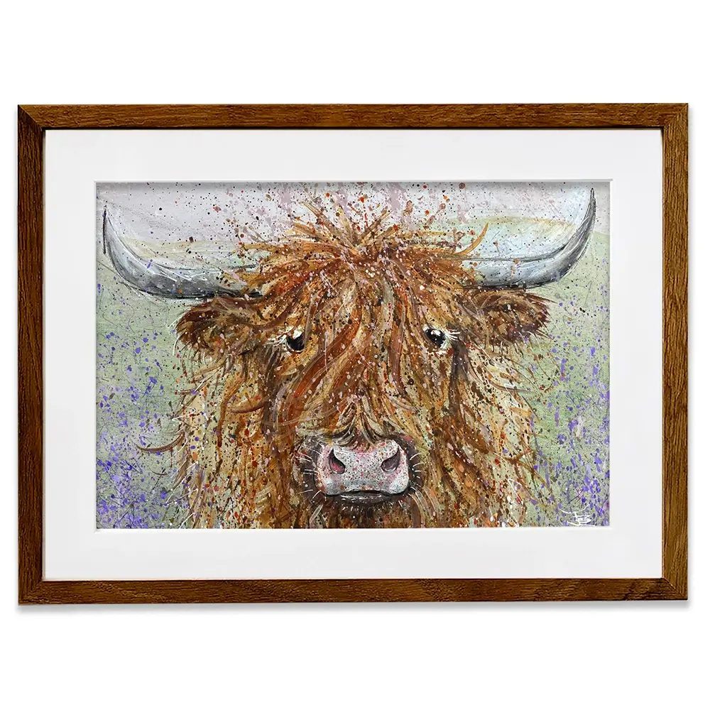 Angus Framed Art Print Angus Framed Art Print wall art product Jane Brookshaw