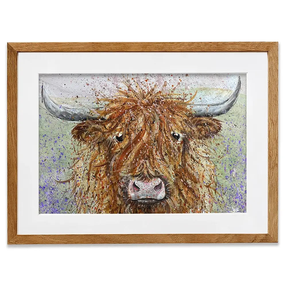 Angus Framed Art Print Angus Framed Art Print wall art product Jane Brookshaw