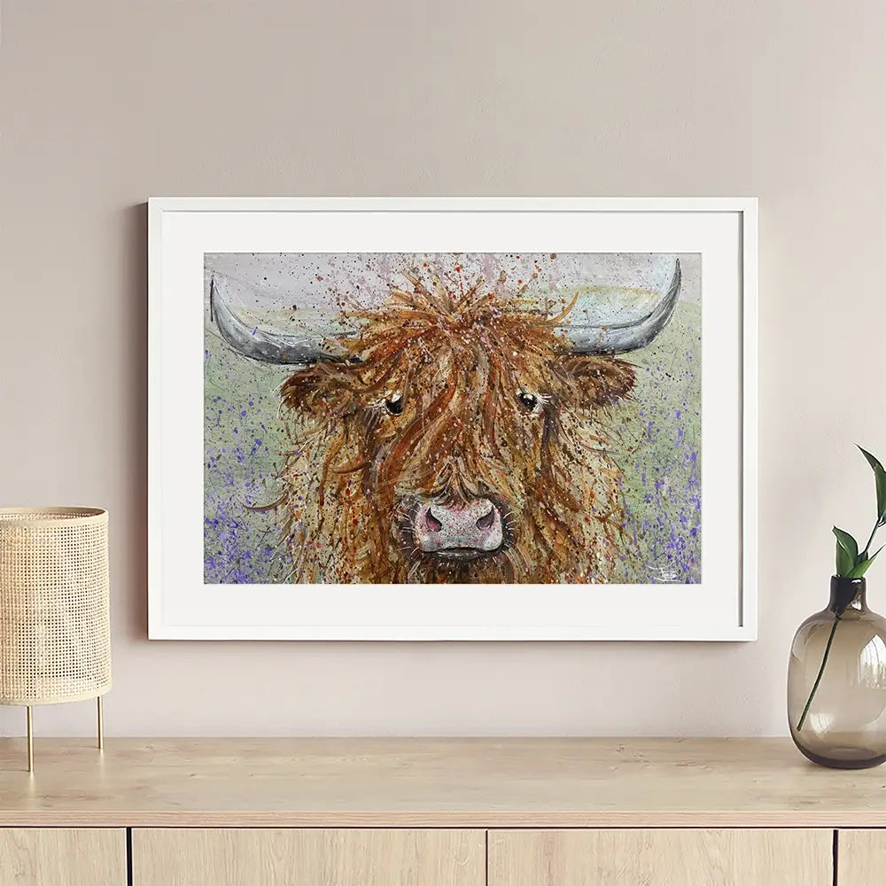 Angus Framed Art Print Angus Framed Art Print wall art product Jane Brookshaw