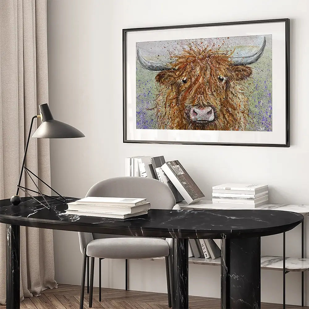 Angus Framed Art Print Angus Framed Art Print wall art product Jane Brookshaw