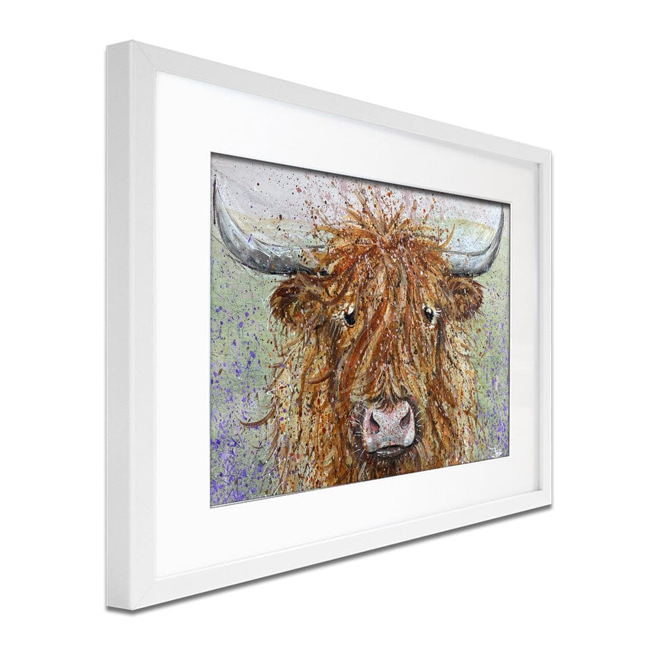 Angus Framed Art Print wall art product Jane Brookshaw