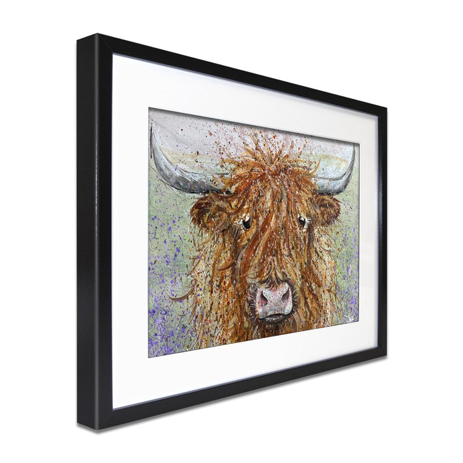 Angus Framed Art Print wall art product Jane Brookshaw