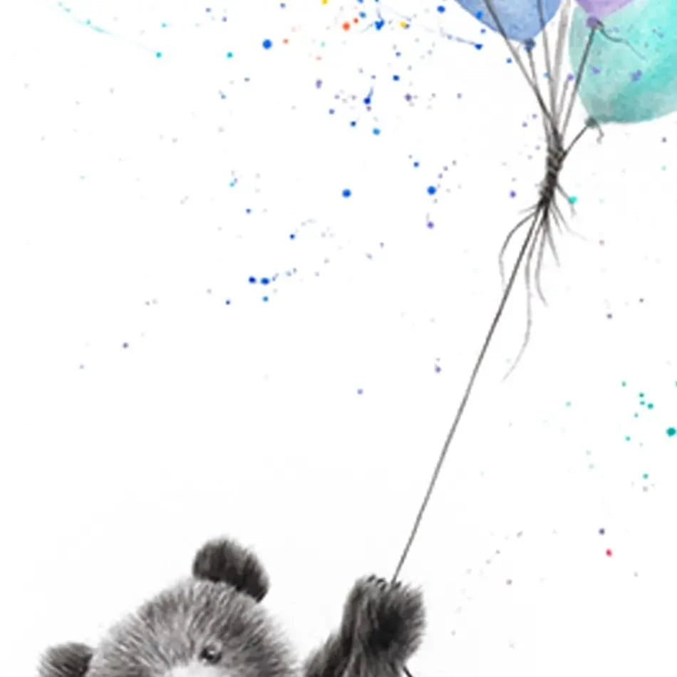 Animals With Balloons 2 Framed Art Print Trio Animals With Balloons 2 Framed Art Print Trio wall art product Ashvin Harrison