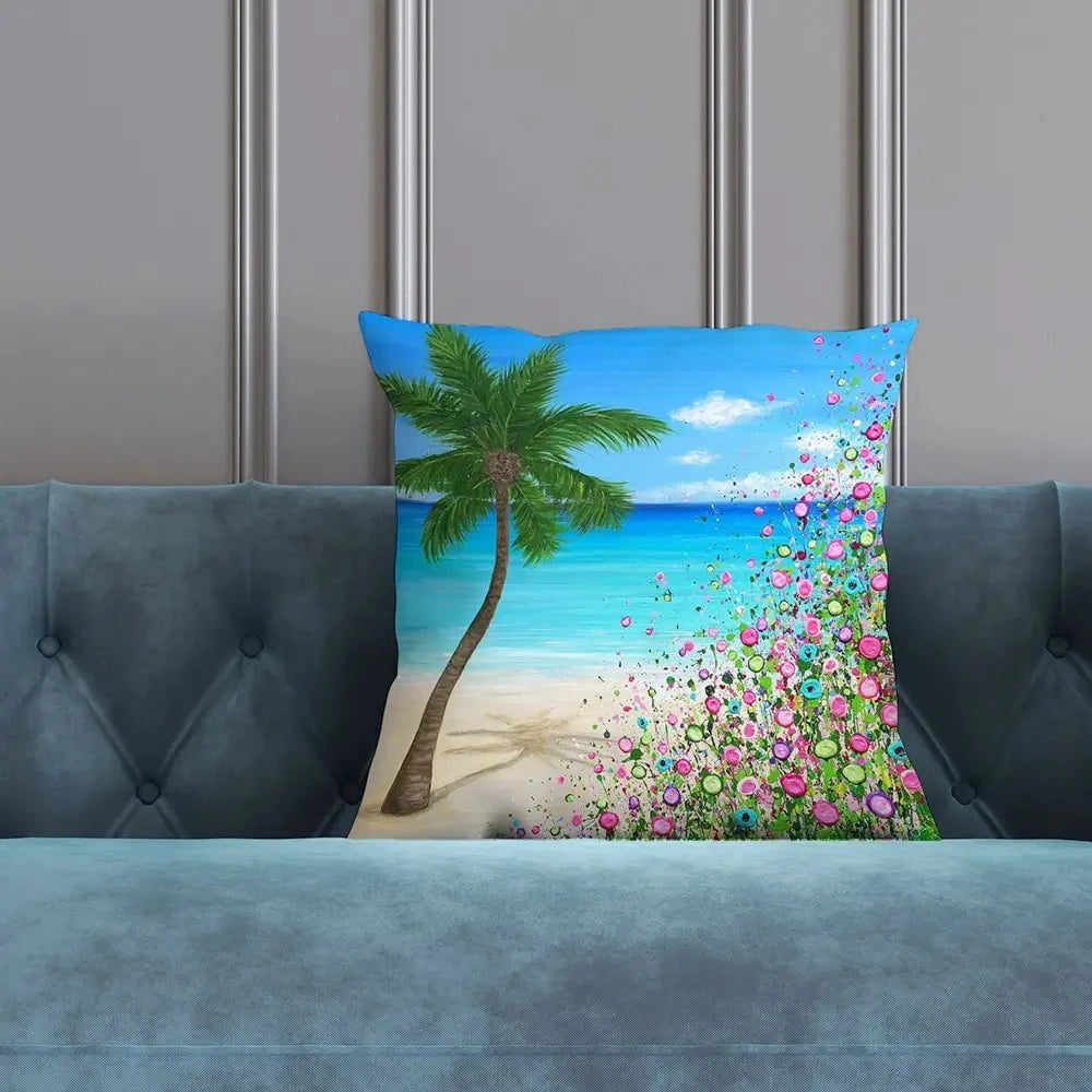 Another Day In Paradise Cushion Another Day In Paradise Cushion wall art product Jo Gough