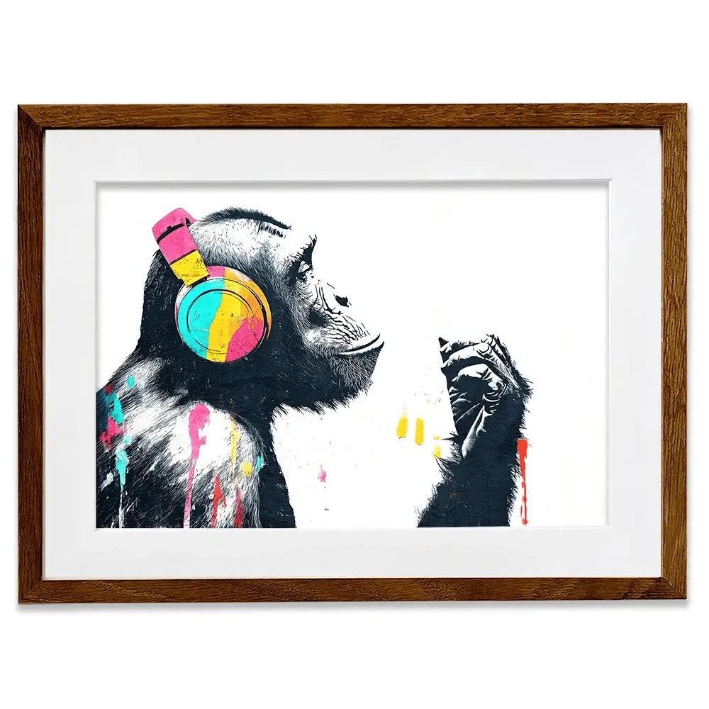 Ape On Air Framed Art Print Ape On Air Framed Art Print wall art product Svetlana Aleynikova