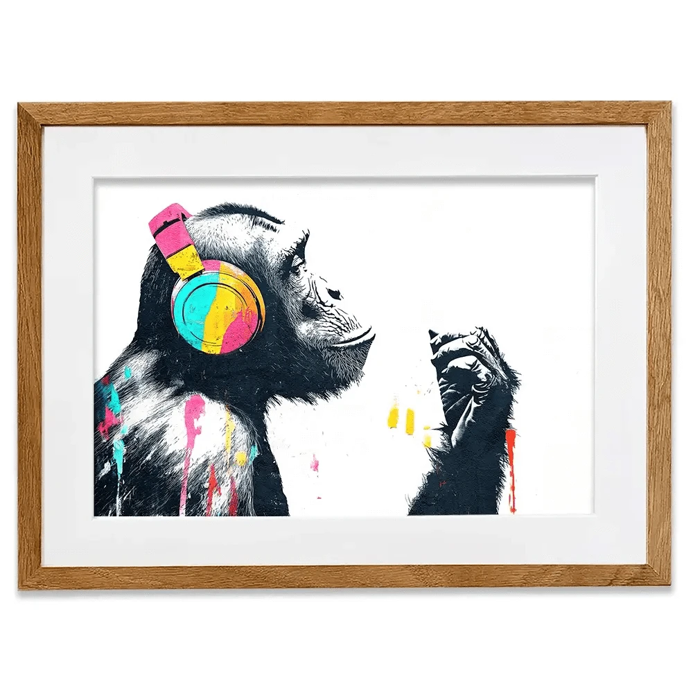 Ape On Air Framed Art Print Ape On Air Framed Art Print wall art product Svetlana Aleynikova