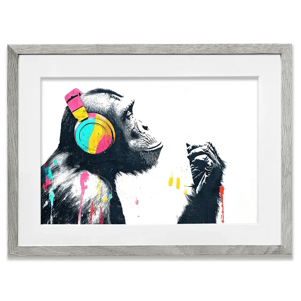 Ape On Air Framed Art Print Ape On Air Framed Art Print wall art product Svetlana Aleynikova
