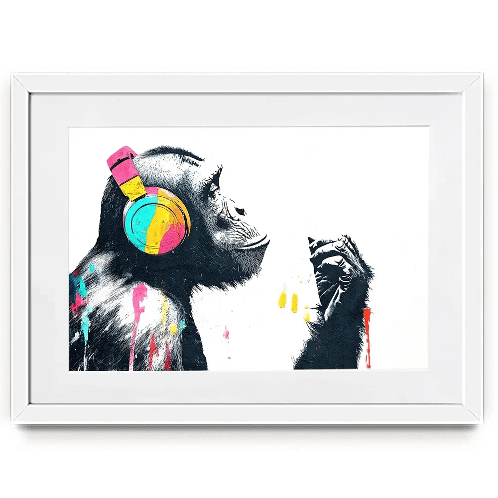 Ape On Air Framed Art Print Ape On Air Framed Art Print wall art product Svetlana Aleynikova