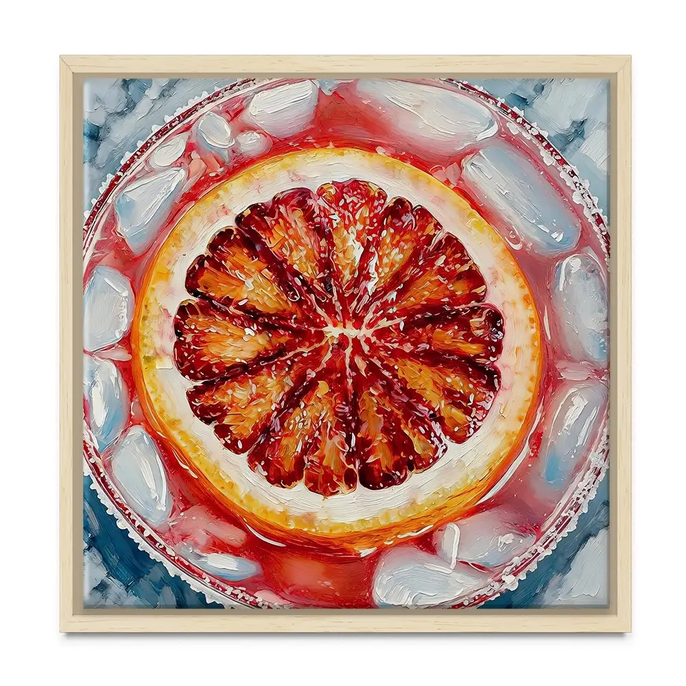 Aperol Spritz Cocktail Square Canvas Print Aperol Spritz Cocktail Square Canvas Print wall art product David Alexander Elder