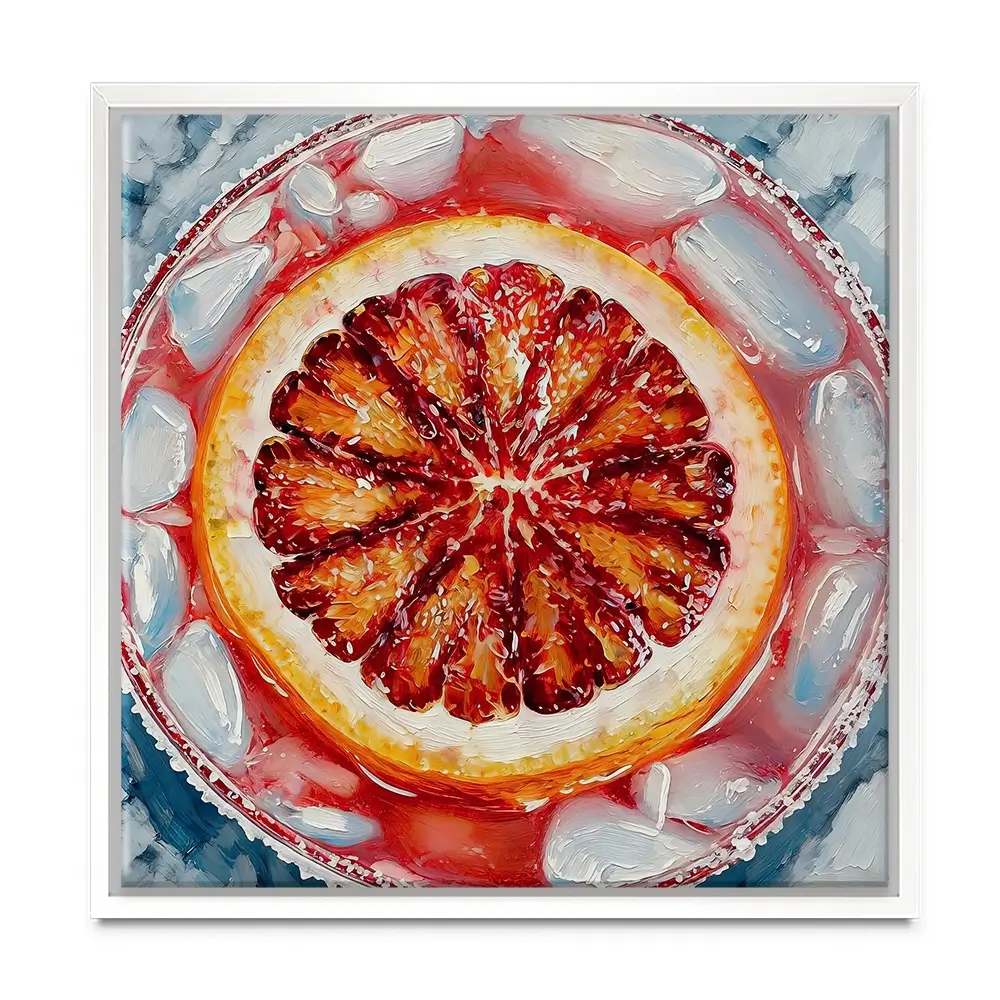 Aperol Spritz Cocktail Square Canvas Print Aperol Spritz Cocktail Square Canvas Print wall art product David Alexander Elder