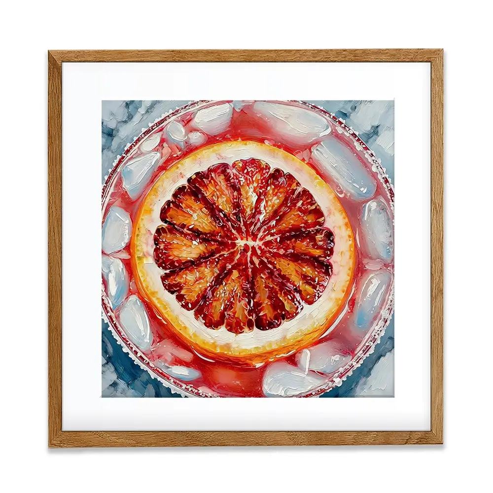 Aperol Spritz Cocktail Square Framed Art Print Aperol Spritz Cocktail Square Framed Art Print wall art product David Alexander Elder