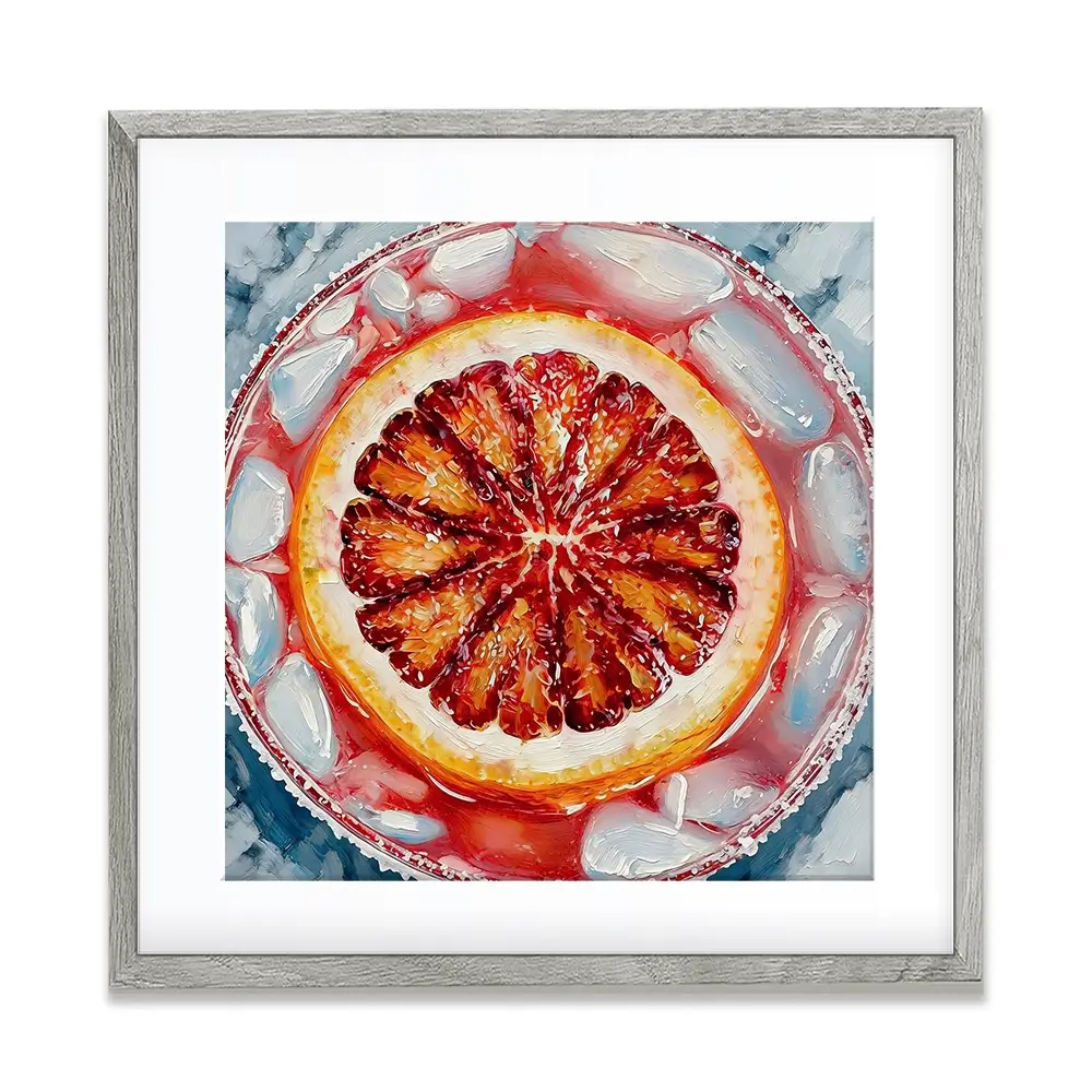 Aperol Spritz Cocktail Square Framed Art Print Aperol Spritz Cocktail Square Framed Art Print wall art product David Alexander Elder