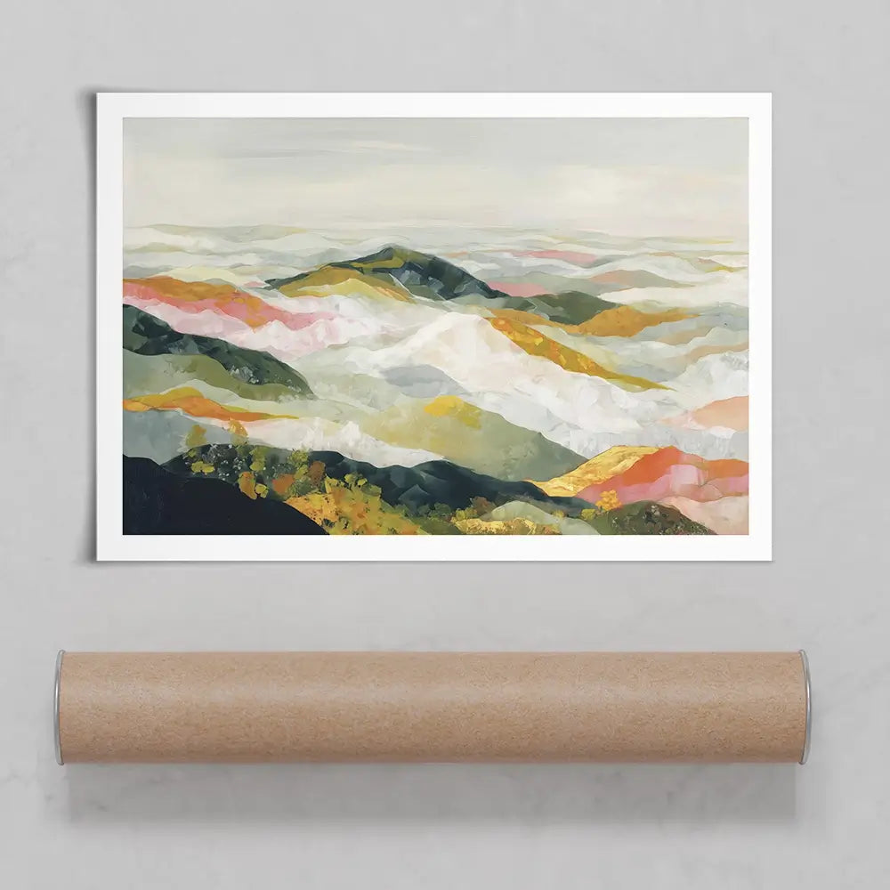 Appalachian Mountains Art Print Appalachian Mountains Art Print wall art product Chromatic Storm Studio